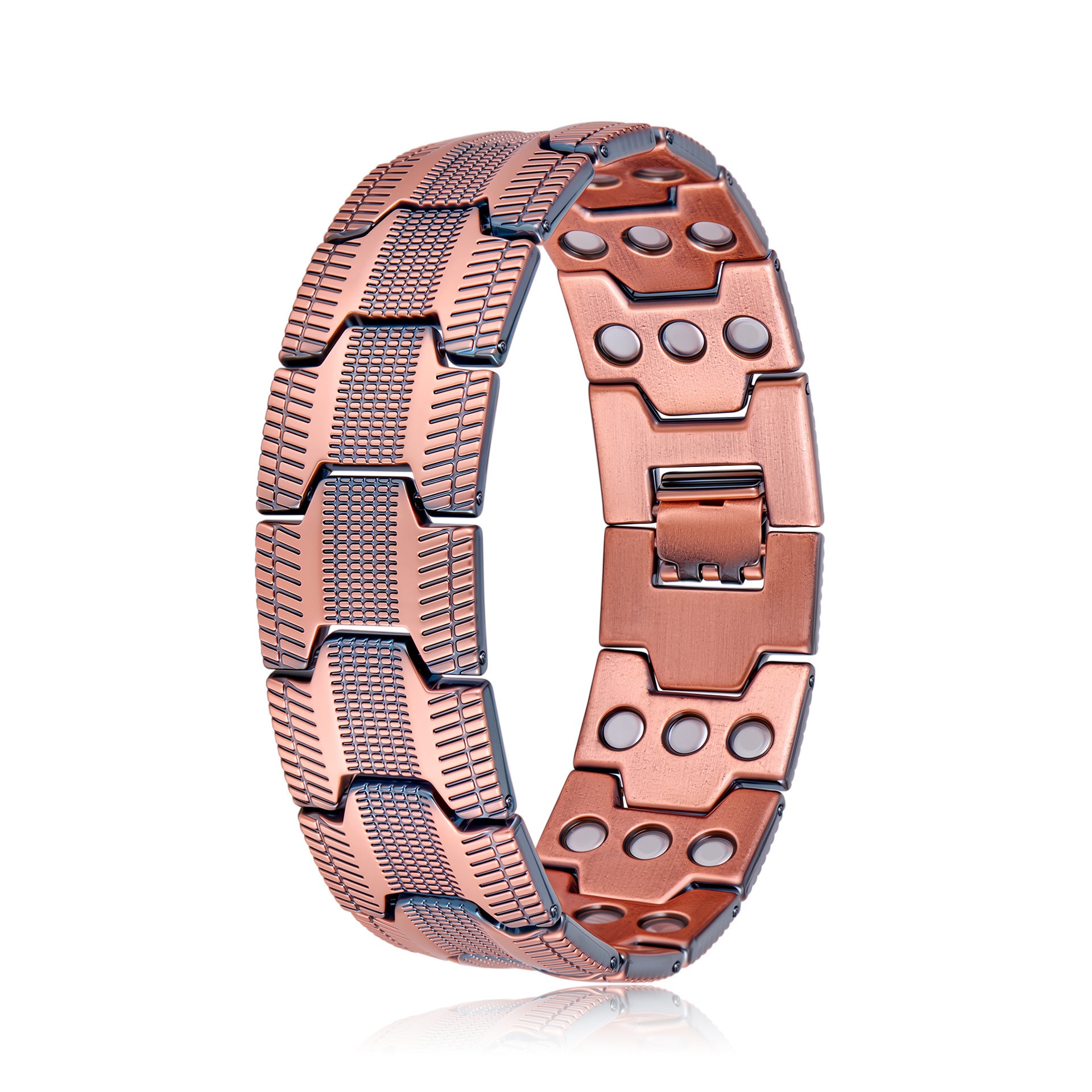 3rd Gen Copper Magnetic Bracelet | Lord's Prayer Engraved | Upgraded Magnetic Therapy