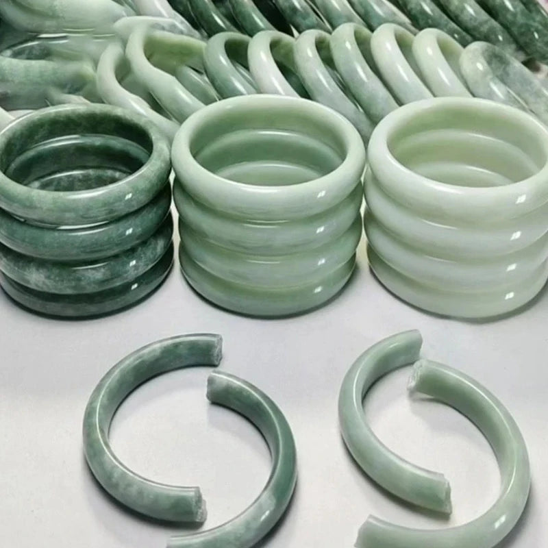 Real Jade Natural Ice Green Jade Bracelet Original Certified Luxury Bracelet For Women Wholesale Gifts Girlfriends