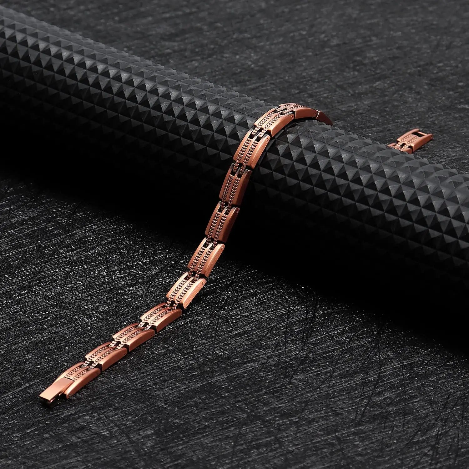 ARADOO Wheat Ear Design Copper Bracelet for Women's Pure Copper Magnetic Adjustable Bracelet Jewelry Gifts