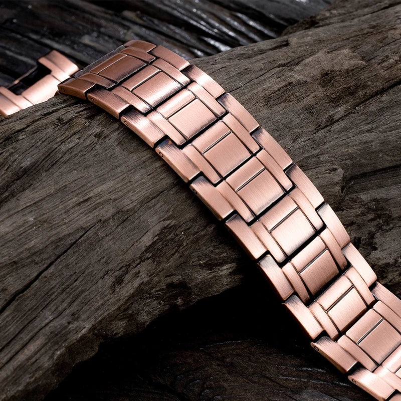 Europe And United States Retro Magnetic Energy Bracelet Three Rows Of Magnet Men's Pure Copper Bangle Fashion Hand jewelry Gifts