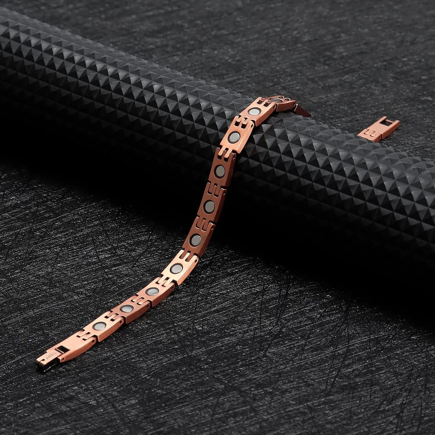 ARADOO Wheat Ear Design Copper Bracelet for Women's Pure Copper Magnetic Adjustable Bracelet Jewelry Gifts