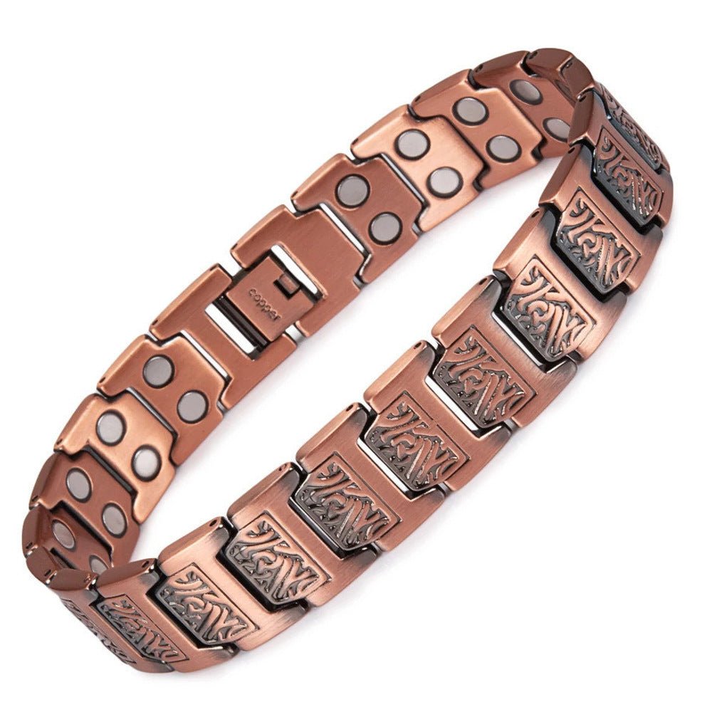 Lord's Prayer Copper Magnetic Bracelet – Laser Engraved Christian Jewelry Gift - Craftopia
