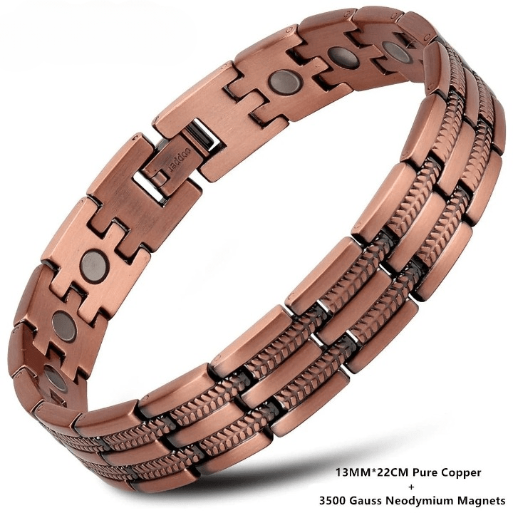 Minimalist Wheat Ear-Inspired Pure Copper Bracelet – Adjustable Everyday Wear for Women - Craftopia