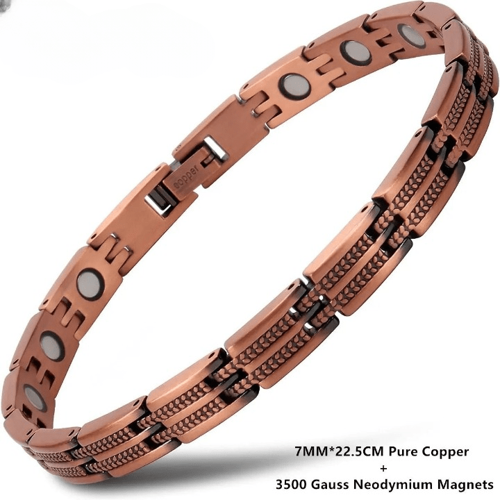 Minimalist Wheat Ear-Inspired Pure Copper Bracelet – Adjustable Everyday Wear for Women - Craftopia