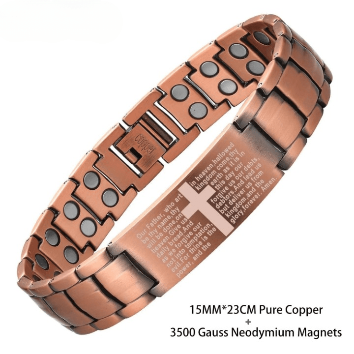 Pure Copper Eagle Pattern Bracelet for Men – Solid Copper Jewelry - Craftopia
